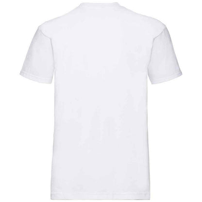 White - Back - Fruit of the Loom Unisex Adult Super Premium Plain T-Shirt
