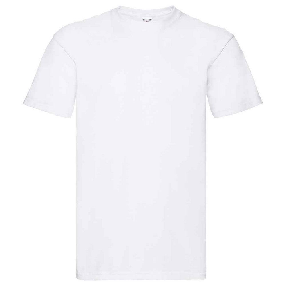 White - Front - Fruit of the Loom Unisex Adult Super Premium Plain T-Shirt