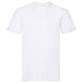 White - Front - Fruit of the Loom Unisex Adult Super Premium Plain T-Shirt