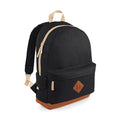 Black - Front - Bagbase Heritage 18L Backpack
