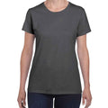 Dark Heather - Front - Gildan Womens-Ladies Heather Cotton Heavy T-Shirt