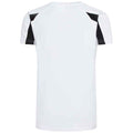 Arctic White-Jet Black - Back - AWDis Cool Childrens-Kids Contrast Moisture Wicking T-Shirt