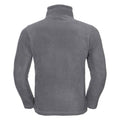 Convoy Grey - Back - Russell Mens Zip Neck Outdoor Fleece Top