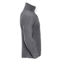 Convoy Grey - Side - Russell Mens Zip Neck Outdoor Fleece Top