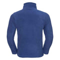 Royal Blue - Back - Russell Mens Zip Neck Outdoor Fleece Top