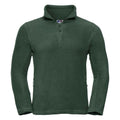 Bottle Green - Front - Russell Mens Zip Neck Outdoor Fleece Top