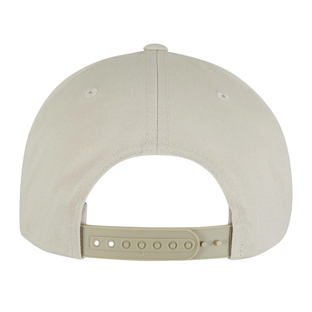 Beige-Green - Back - Flexfit Unisex Adult Yupoong 5 Panel Snapback Baseball Cap