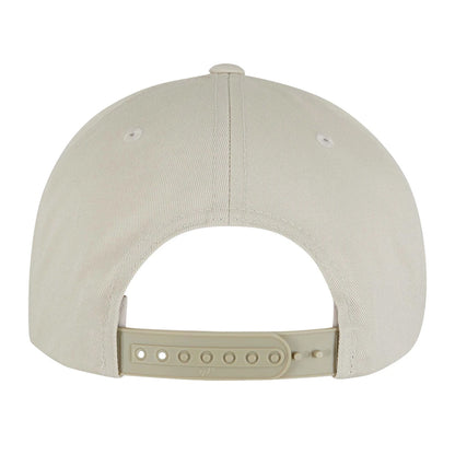 Beige-Green - Back - Flexfit Unisex Adult Yupoong 5 Panel Snapback Baseball Cap