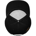 Black - Side - Flexfit Unisex Adult Yupoong 5 Panel Snapback Baseball Cap