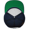 Navy - Side - Flexfit Unisex Adult Yupoong 5 Panel Snapback Baseball Cap