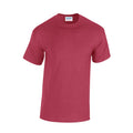 Antique Cherry Red - Front - Gildan Unisex Adult Plain Cotton Heavy T-Shirt