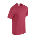 Antique Cherry Red - Side - Gildan Unisex Adult Plain Cotton Heavy T-Shirt