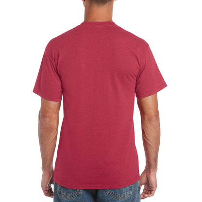Antique Cherry Red - Pack Shot - Gildan Unisex Adult Plain Cotton Heavy T-Shirt