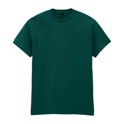 Fan Marine Green - Front - Gildan Unisex Adult Plain Cotton Heavy T-Shirt