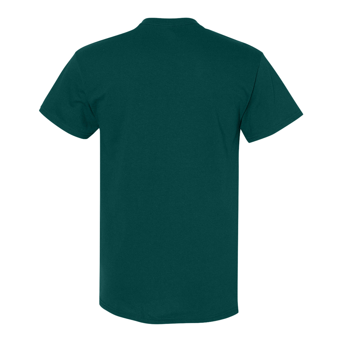 Fan Marine Green - Back - Gildan Unisex Adult Plain Cotton Heavy T-Shirt