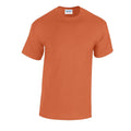 Antique Orange - Front - Gildan Unisex Adult Plain Cotton Heavy T-Shirt