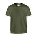 Mint - Front - Gildan Childrens-Kids Plain Cotton Heavy T-Shirt