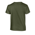 Mint - Back - Gildan Childrens-Kids Plain Cotton Heavy T-Shirt