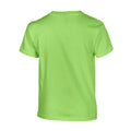 Lime - Front - Gildan Childrens-Kids Plain Cotton Heavy T-Shirt