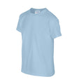 Light Blue - Front - Gildan Childrens-Kids Plain Cotton Heavy T-Shirt