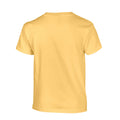Yellow Haze - Back - Gildan Childrens-Kids Plain Cotton Heavy T-Shirt