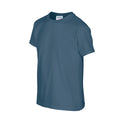 Indigo - Front - Gildan Childrens-Kids Plain Cotton Heavy T-Shirt