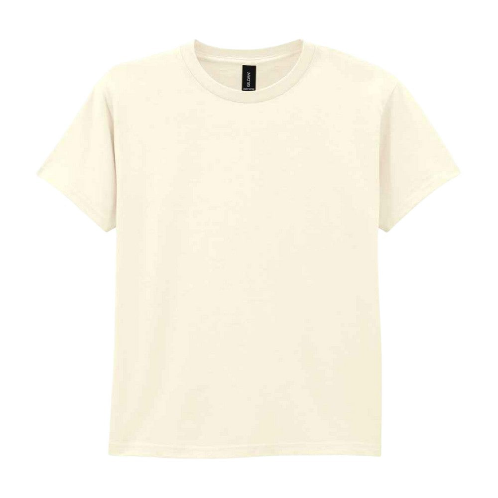 Off White - Front - Gildan Childrens-Kids Plain Cotton Heavy T-Shirt