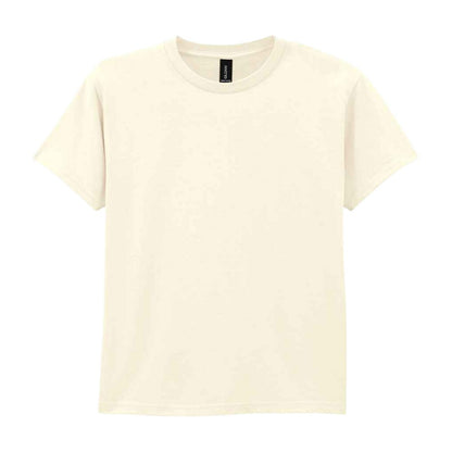 Off White - Front - Gildan Childrens-Kids Plain Cotton Heavy T-Shirt