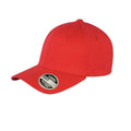 Red - Front - Result Headwear Unisex Adult Kansas Flexible Baseball Cap