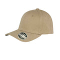 Khaki Brown - Front - Result Headwear Unisex Adult Kansas Flexible Baseball Cap