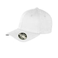 White - Front - Result Headwear Unisex Adult Kansas Flexible Baseball Cap
