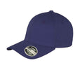 Navy - Front - Result Headwear Unisex Adult Kansas Flexible Baseball Cap