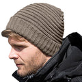 Fennel - Back - Result Winter Essentials Unisex Adult Braided Fleece Lined Beanie
