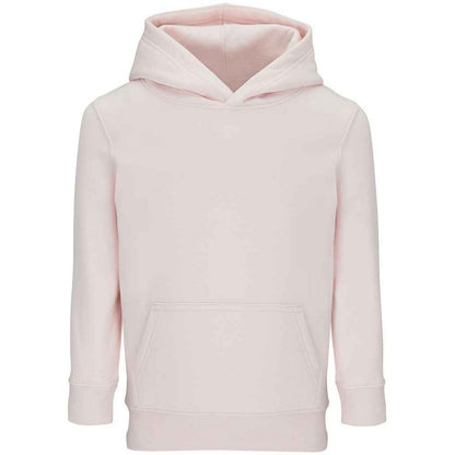 Creamy Pink - Front - SOLS Childrens-Kids Connor Hoodie