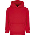 Bright Red - Front - SOLS Childrens-Kids Connor Hoodie