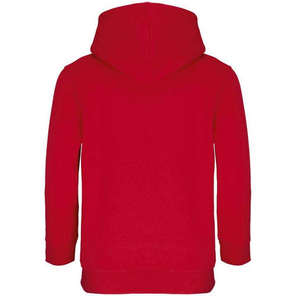 Bright Red - Back - SOLS Childrens-Kids Connor Hoodie