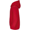 Bright Red - Side - SOLS Childrens-Kids Connor Hoodie