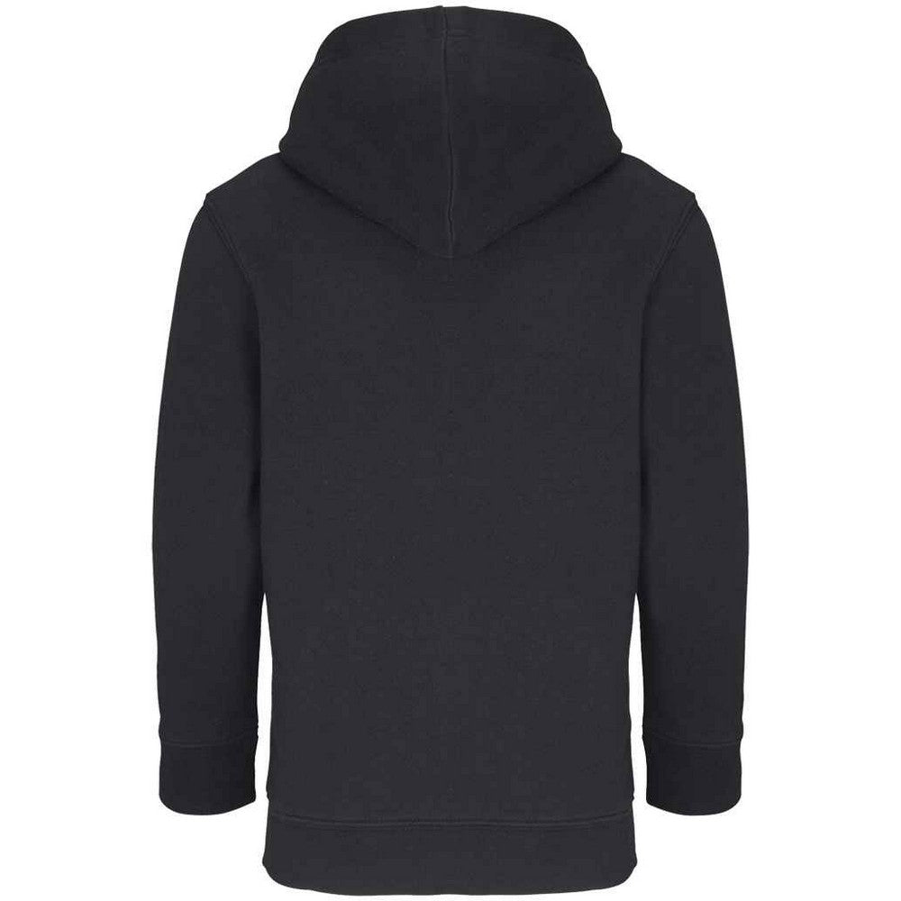 Black - Back - SOLS Childrens-Kids Connor Hoodie