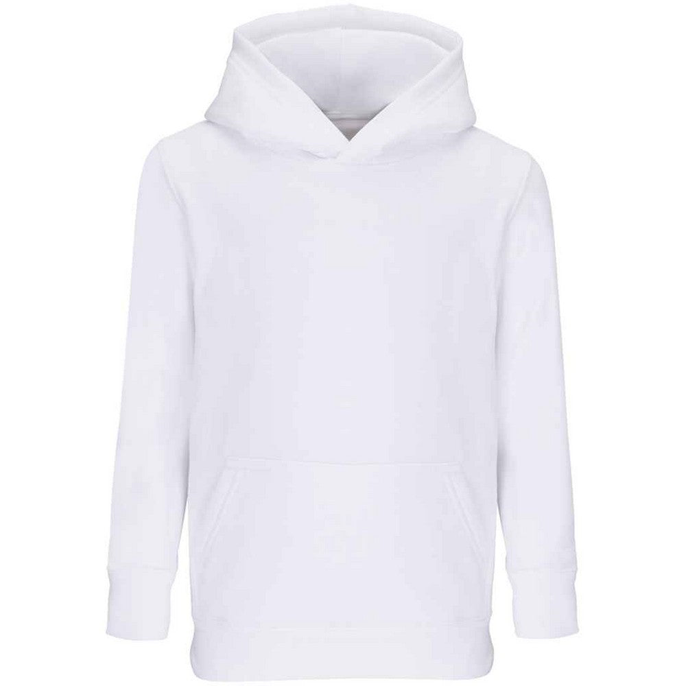 White - Front - SOLS Childrens-Kids Connor Hoodie