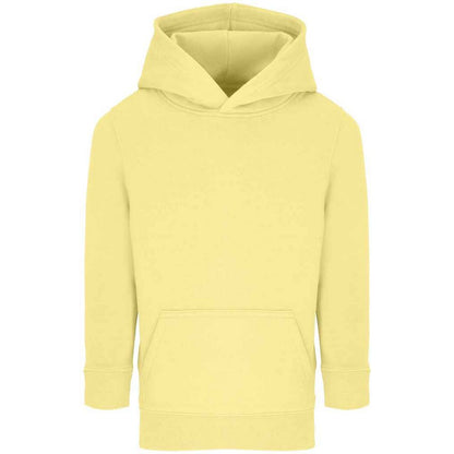 Light Yellow - Front - SOLS Childrens-Kids Connor Hoodie