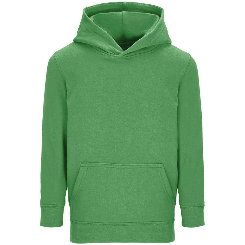 Kelly Green - Front - SOLS Childrens-Kids Connor Hoodie