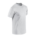 Ash - Side - Gildan Unisex Adult Plain Cotton Heavy T-Shirt