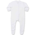 White - Front - Larkwood Baby Plain Sleepsuit