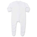 White - Back - Larkwood Baby Plain Sleepsuit