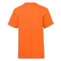Orange - Back - Fruit of the Loom Childrens-Kids Value T-Shirt