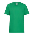Kelly Green - Front - Fruit of the Loom Childrens-Kids Value T-Shirt