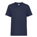 Deep Navy - Front - Fruit of the Loom Childrens-Kids Value T-Shirt