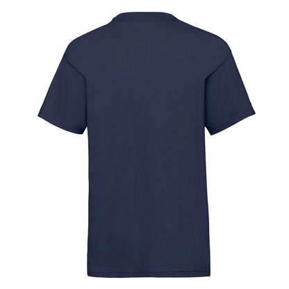 Deep Navy - Back - Fruit Of The Loom Childrens-Kids Value T-Shirt