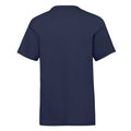 Deep Navy - Back - Fruit of the Loom Childrens-Kids Value T-Shirt