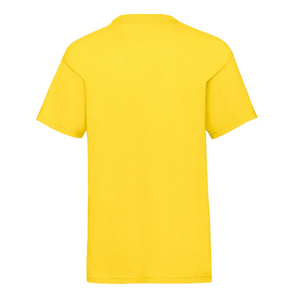 Sunflower - Back - Fruit Of The Loom Childrens-Kids Value T-Shirt